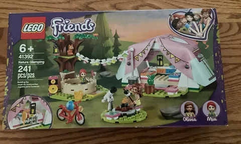 LEGO Friends 41392 Nature Glamping New NIB Retired Set Tent, Telescope, Garland