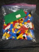 Vintage LEGO Bulk Mixed Lot 80s, 90s. Gallon Bag Almost Full