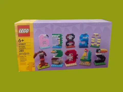 Lego 40807 Birthday Numbers Animal Shapes Building Toy - NEW & SEALED