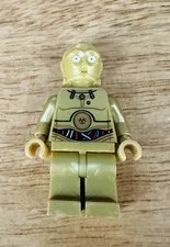 LEGO Star Wars C-3PO Minifigure Colorful Wires Pattern (Set 9490) sw0365