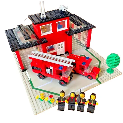 LEGO 6382 Fire Station Classic Town Set Fire Rescue HQ