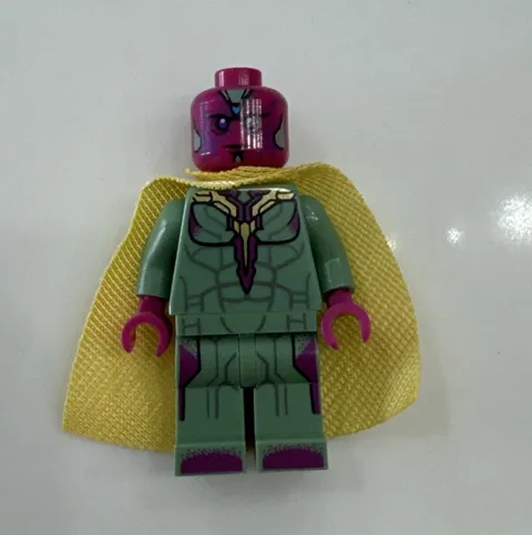 LEGO Vision Minifigure Marvel Super Heroes Avengers 76032 sh178 CMF  Rare