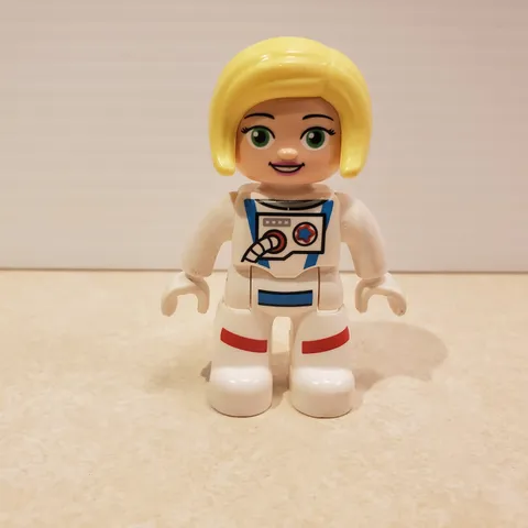 Lego Duplo astronaut woman figure used good condition