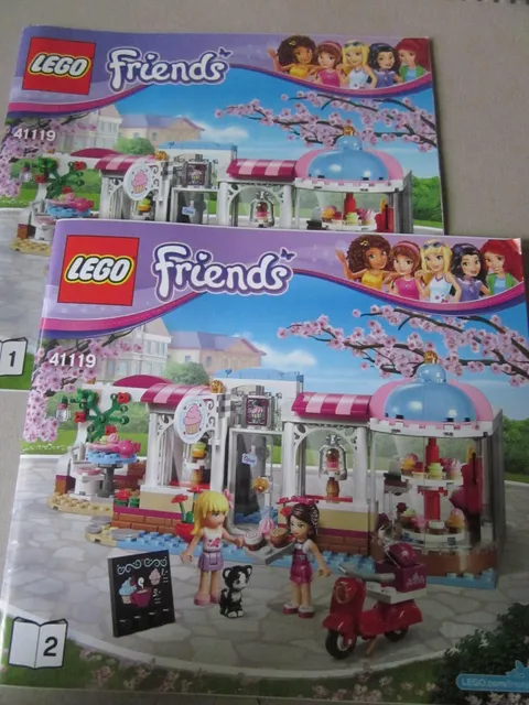 Lego Building Instructions Instruction 41119 Friends Parts 1 and 2, Part 1 and 2