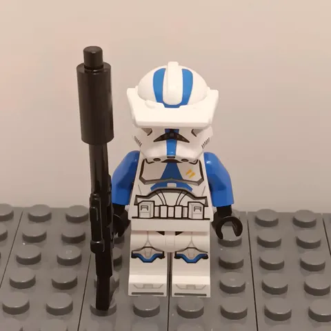 Lego Star Wars 501st Clone Trooper Specialist sw1248 Minifigure With Blaster