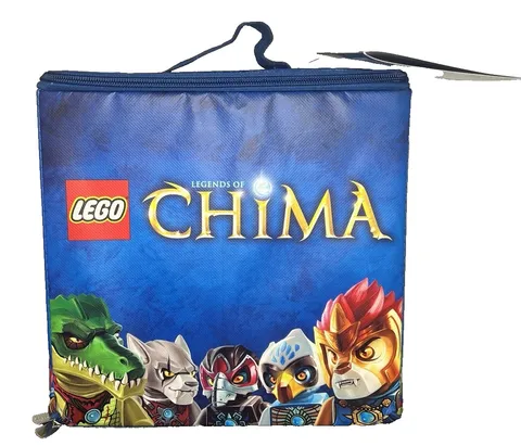 LEGO Legends of Chima ZIPBIN Battle Case - Holds 400 Bricks 11" x 10" x 3" *