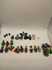 LEGO Fig Lot Marvel+BatMan+Spiderman And Other 20+ Figs Read Description 