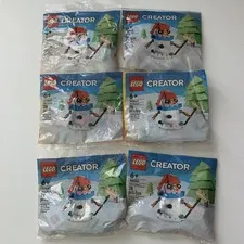 LEGO CREATOR: Snowman (30645) Lot Of 6 New Sealed Bags
