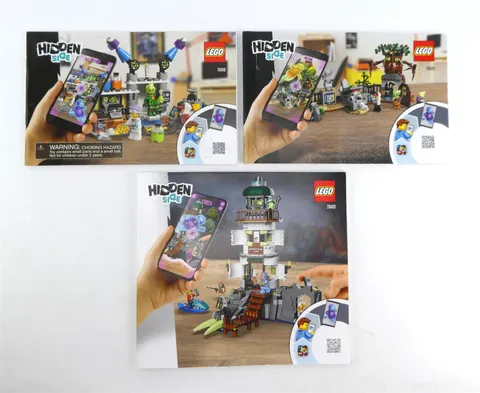 Lego HIDDEN SIDE Lot of 3 Instruction Manuals for Sets 70418, 70420, 70431
