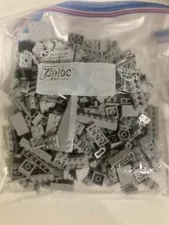 LEGO Light Bluish Gray Assorted Random Bricks 1/2 Pound
