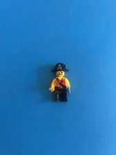 Lego Pirate 6278 Peg Leg Minifig Hook Hand w/ Pirate Hat pi022 Vintage 1994