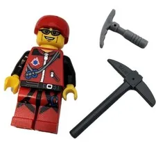 LEGO Minifigure Series 11 71002 Mountain Climber ID COL171 Ice Ax Accessories 