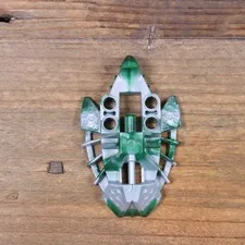 LEGO Bionicle Toa Inika Foot Dark Green Marbled Pearl Light Gray Camo Part 57476