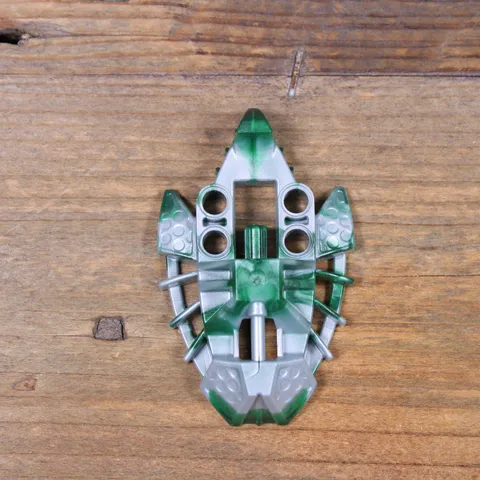LEGO Bionicle Toa Inika Foot Dark Green Marbled Pearl Light Gray Camo Part 57476