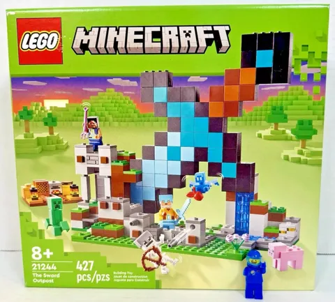 LEGO 21244 Minecraft The Sword Outpost New Sealed Retired Gift Movie NISB