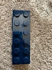 LEGO Pencil Case Brick Box Mini Figure Storage Plastic Holder Blue