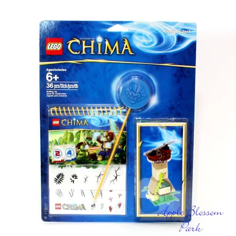 NEW Lego Legends of CHIMA SET Minifig Accessory Pack w/Score Pad Sticker Sheet +