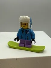 LEGO Girl Snowboarder minifigure 60235 Holiday snowboard mini figure
