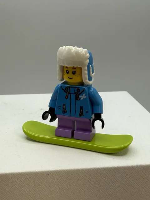 LEGO Girl Snowboarder minifigure 60235 Holiday snowboard mini figure