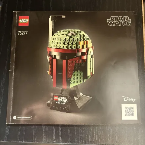 Lego Star Wars Disney 75277 Boba Fett Helmet Instruction Booklet Only