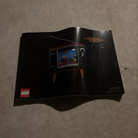 LEGO Nintendo Entertainment System 71374 Instruction Manual Illustrated Booklet