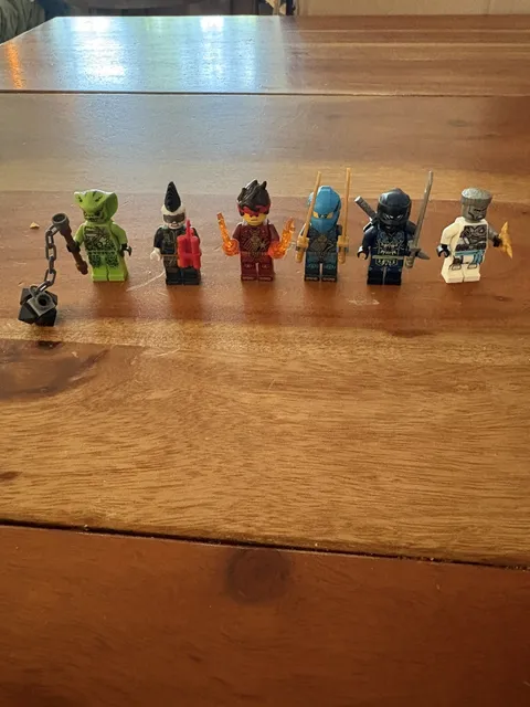 Ninjago Lego minifigures lot of 6 Lasha Serpentine Kai Nya Zane Rogue Jet Jack