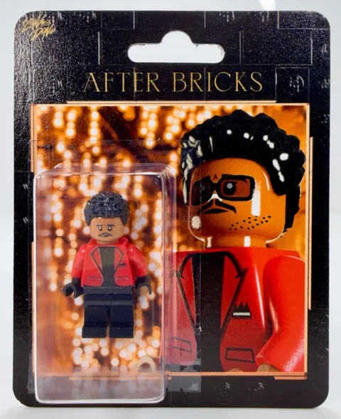 After Bricks The Weekend Figure. TheCanvasDon Custom Figure.