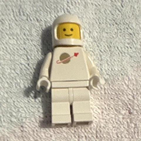LEGO Classic Space White Astronaut Minifigure with White Helmet