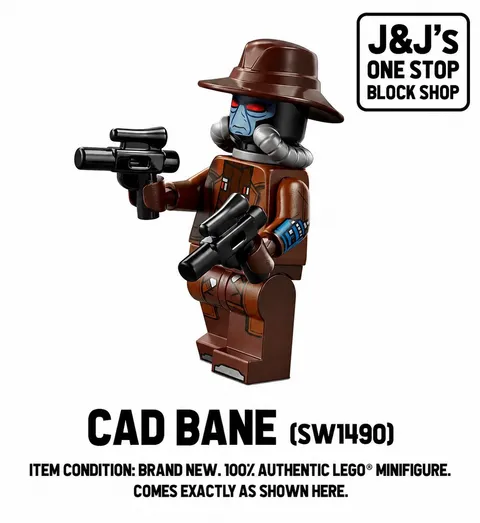 LEGO® Star Wars Cad Bane Minifigure w/ Dual Blasters 75437 sw1490 - BRAND NEW
