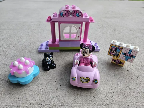 Lego Duplo Disney Jr Set 10873-Minnie's Birthday Party Car W/O Box 2018 READ