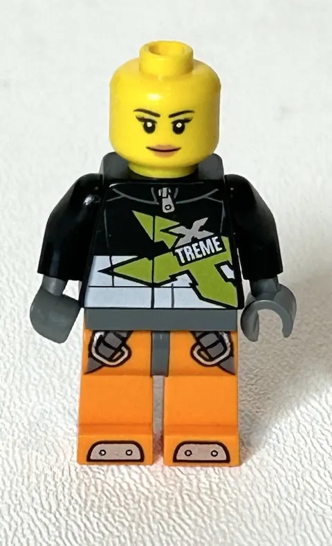 LEGO City Minifigure Xtreme Stunt Truck Driver CTY0698 - No Helmet