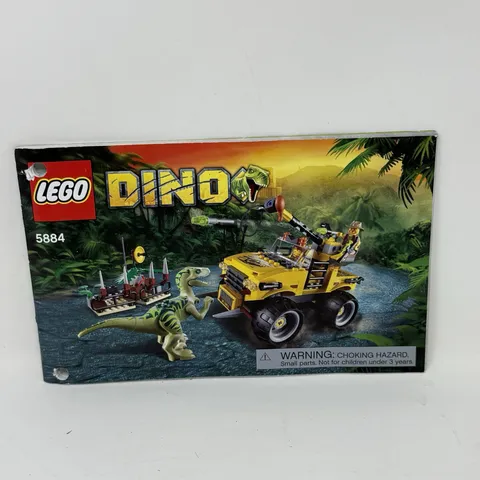LEGO 5884 Dino: Raptor Chase Instructions Manual ONLY