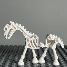 LEGO 59228 White Skeleton Horse Minifigure Mummy Halloween - 2T