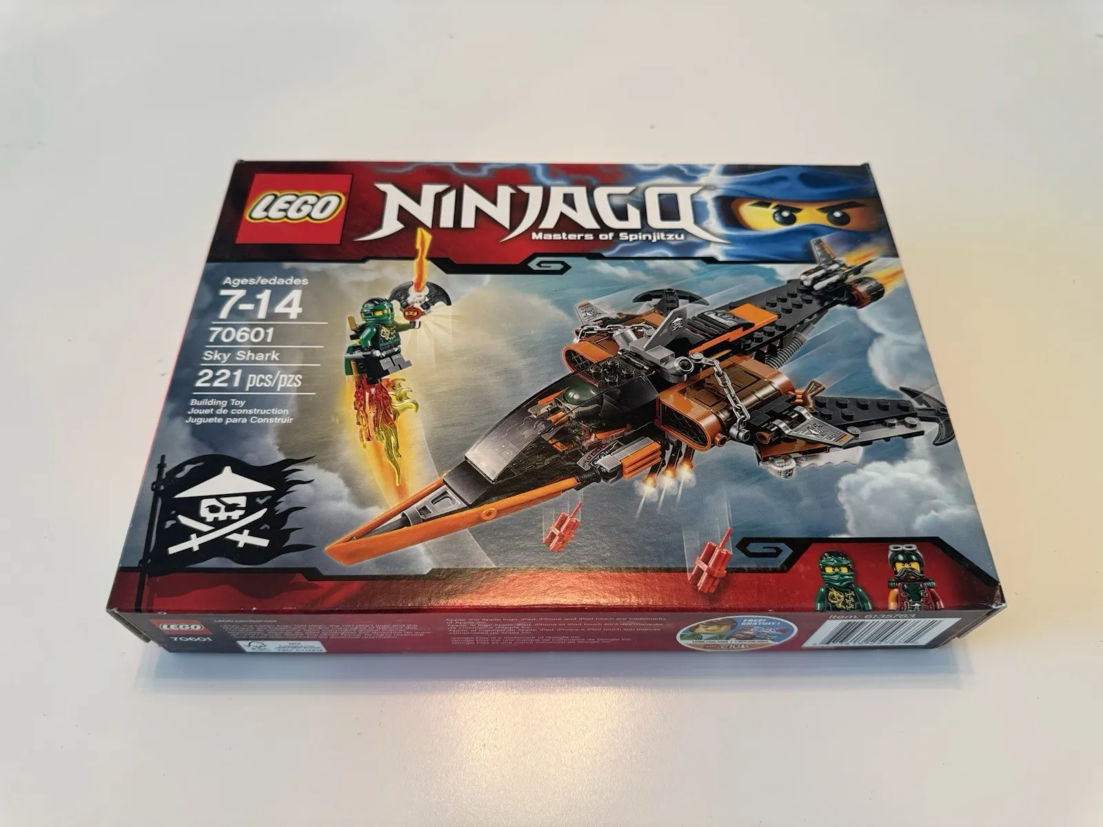 Lego Sky Shark 70601 NINJAGO Minifigure Building Set