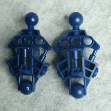 LEGO 47328 Bionicle Vahki Leg Lower Section Dark Blue x2 Genuine