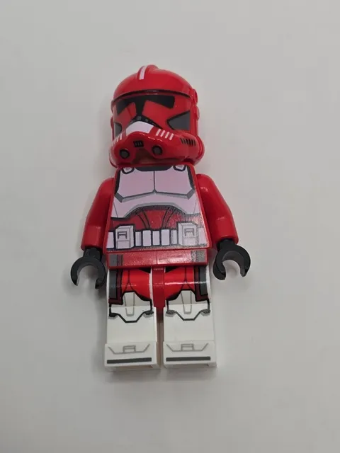 LEGO Star Wars Clone Commander Fox Minifigure SW1304 75354, Adult owned, display
