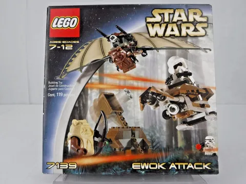 LEGO Star Wars (7139) Ewok Attack 2002 New Factory Sealed Box