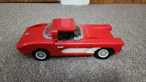 Lego Icons Corvette Car 10321 Retired Incomplete and Disassembled