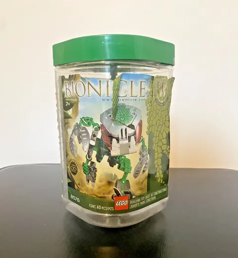 LEGO BIONICLE: Lehvak-Kal (8576) Bohrok, Container Only, Opened, With Hanger