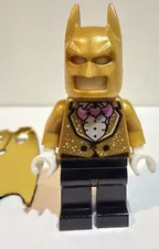 LEGO Bat-Pack Batsuit Minifigure sh0310   w/new cape 70909 Sh310 Gold