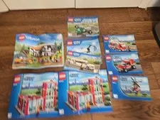 Genuine LEGO 60004 5 Books, 31052, 60101, 60102 Instruction Manuals No Bricks