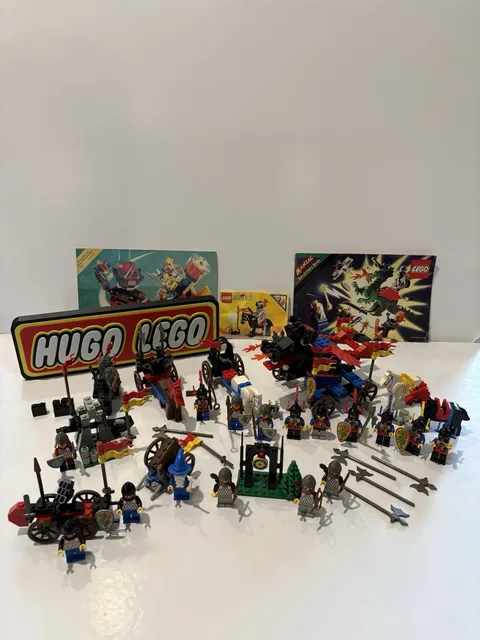 Lot Lego Castle Vintage, Lego 6043, 1624,1794,1971,6016,1480,1736 & 6009 +++