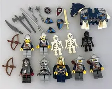 LEGO Minifigure Lot Set Bulk Sale Castle Horse Soldier Knight skeleton
