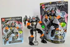LEGO #6223 Hero Factory Bulk, 100% Comp. W Zamor Sphere, Instructions & Package!