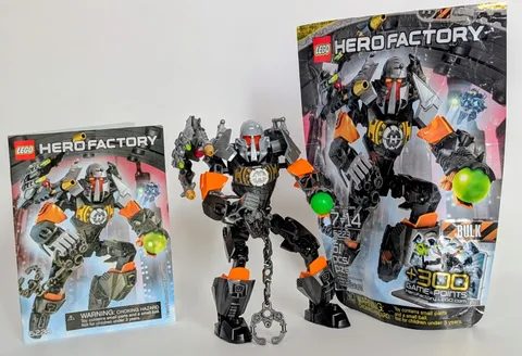 LEGO #6223 Hero Factory Bulk, 100% Comp. W Zamor Sphere, Instructions & Package!