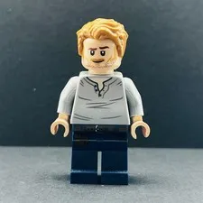 Lego Minifigure Owen Grady - Open Neck Shirt jw048 Jurassic World