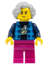 LEGO: Man Dark Azure Flannel (fst043)