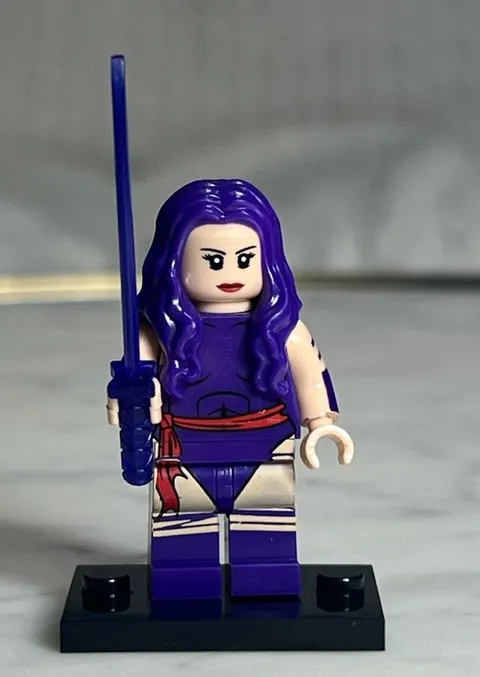 Lego Psylocke Custom Printed Minifigure Betsy Braddock Marvel X-Men ‘97