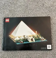 LEGO Architecture 21058 Great Pyramid Of Giza Instruction Manual / Booklet ONLY