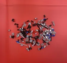 Approx. 155x LEGO Technic Parts Lot Beams Axles Pins Connectors Gear